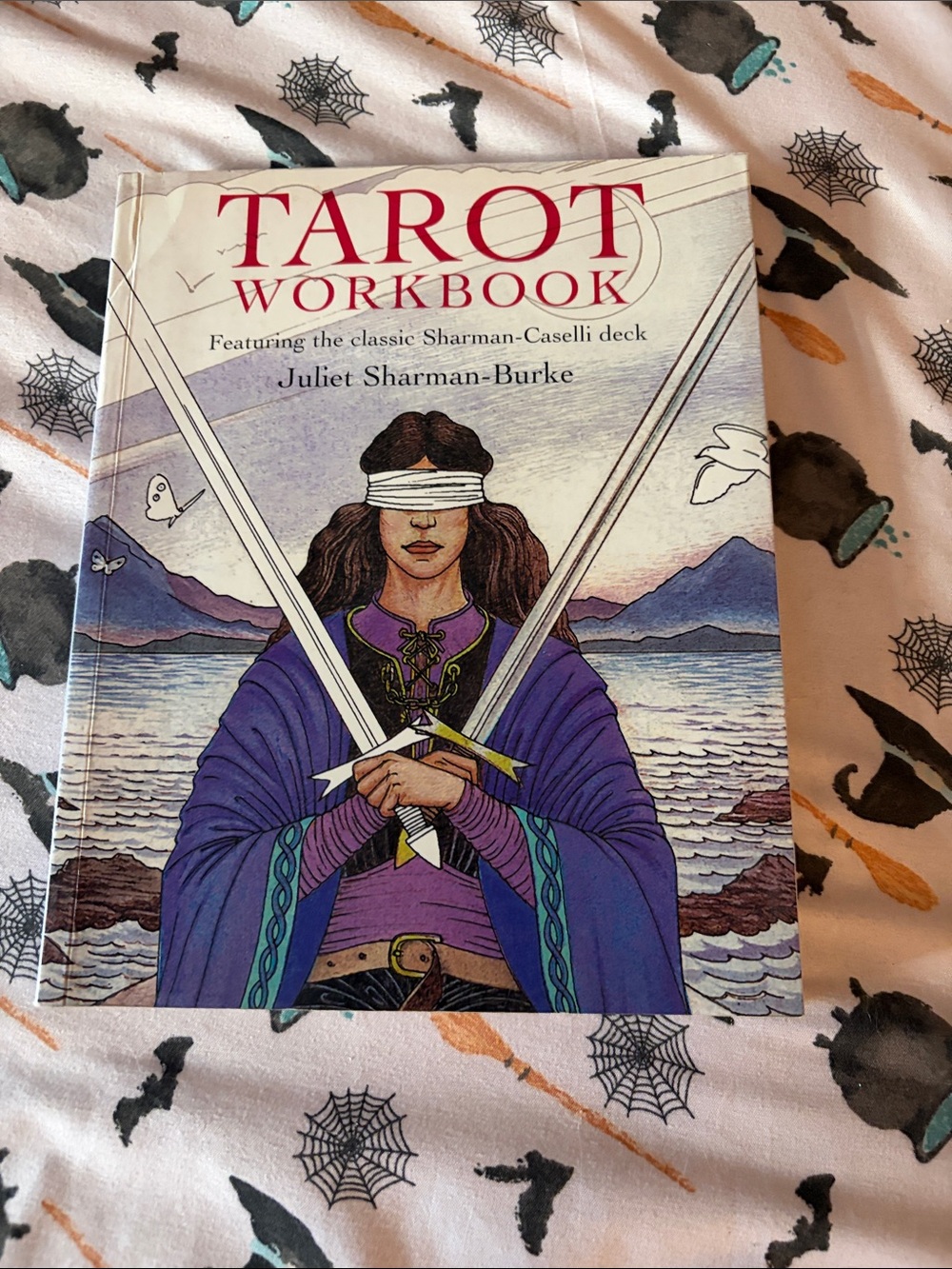 Tarot Workbook - By Juliet Sharman-Burke Purple Cover